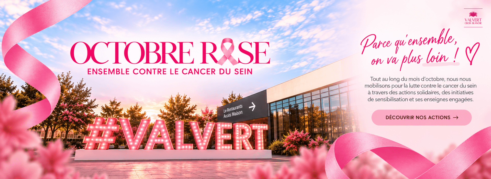 🎀 OCTOBRE ROSE : ENSEMBLE, MOBILISONS-NOUS CONTRE LE CANCER DU SEIN !