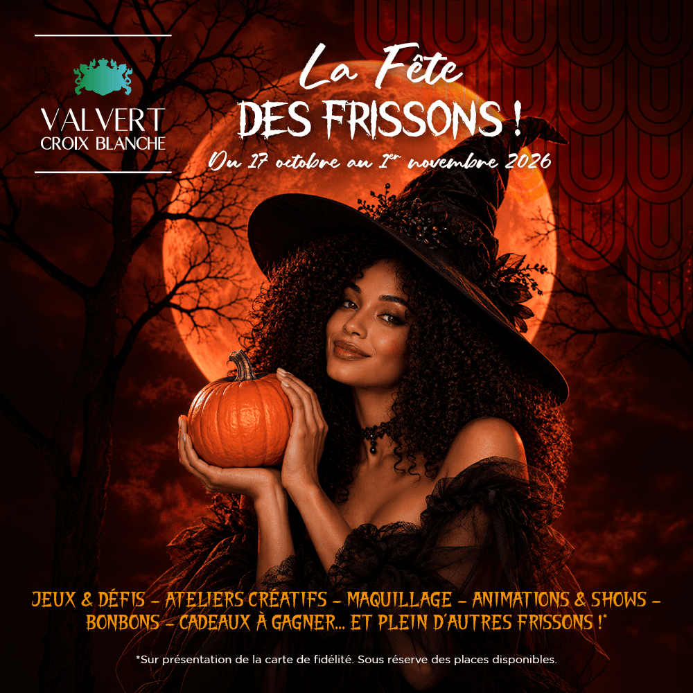 🎃 La Fête des Frissons débarque à Valvert Croix-Blanche !